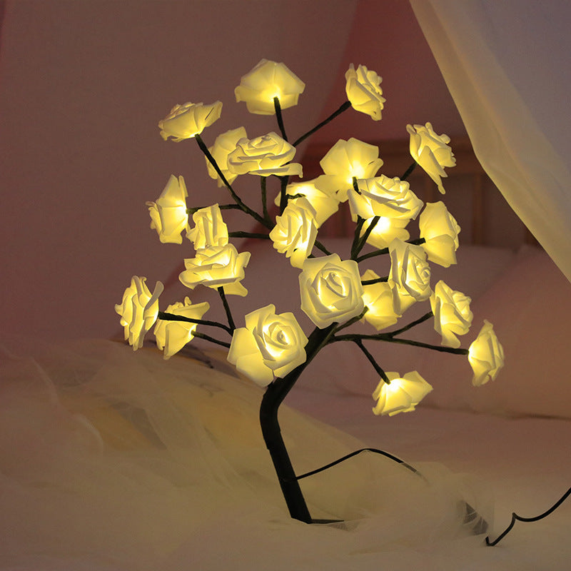 Lámpara de rosas para parejas - 24 LED