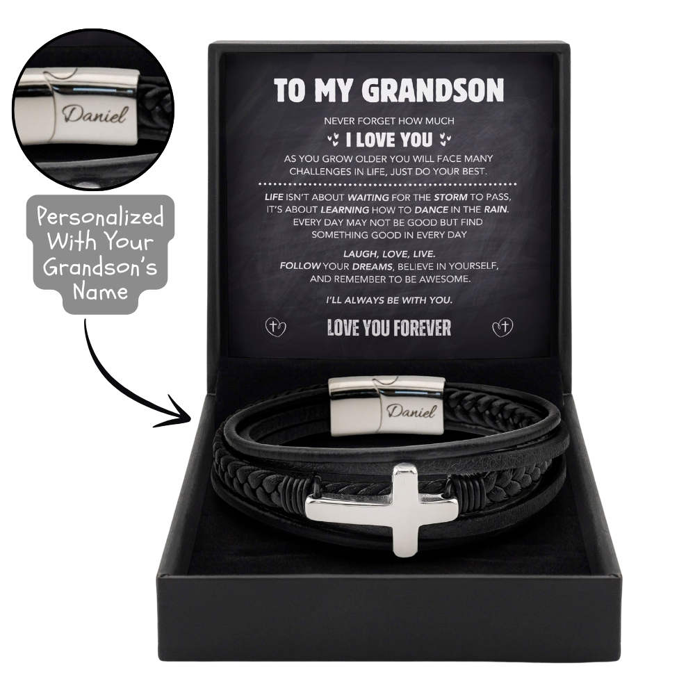 Pulsera de fe del guardián eterno del nieto