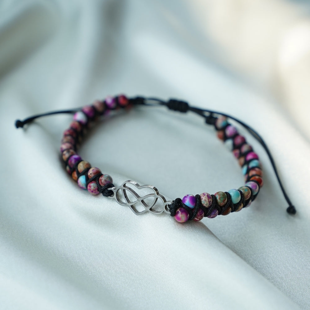 Para mi nieta: juego de regalo de pulseras de amor eterno