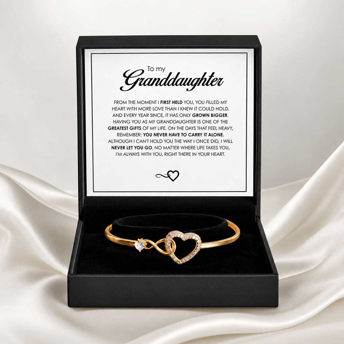 "To My Granddaughter" Forever Connected Bracelet