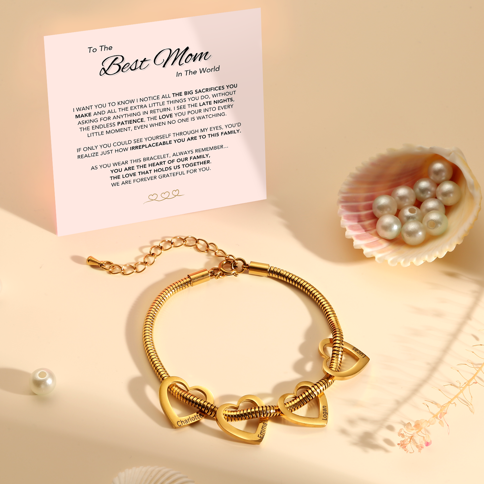 "The Heart of Our Family" Bracelet