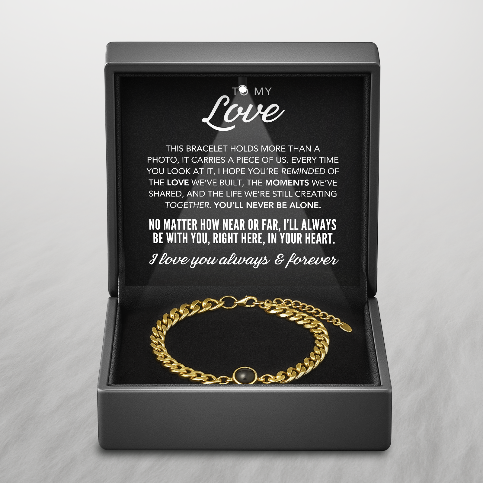Still Us - Customized Projection Bracelet for Her
