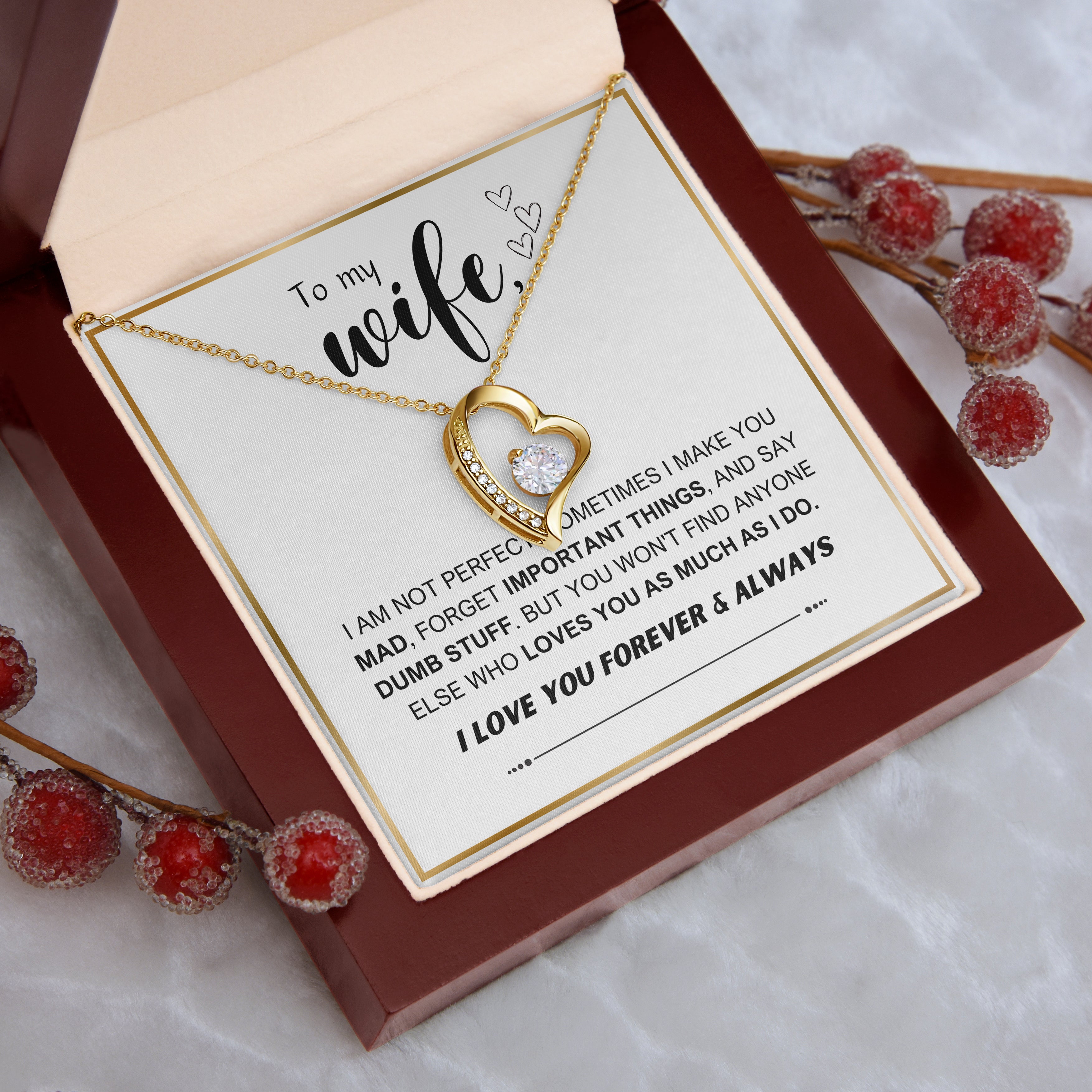 Para mi esposa: set de regalo premium Amor eterno