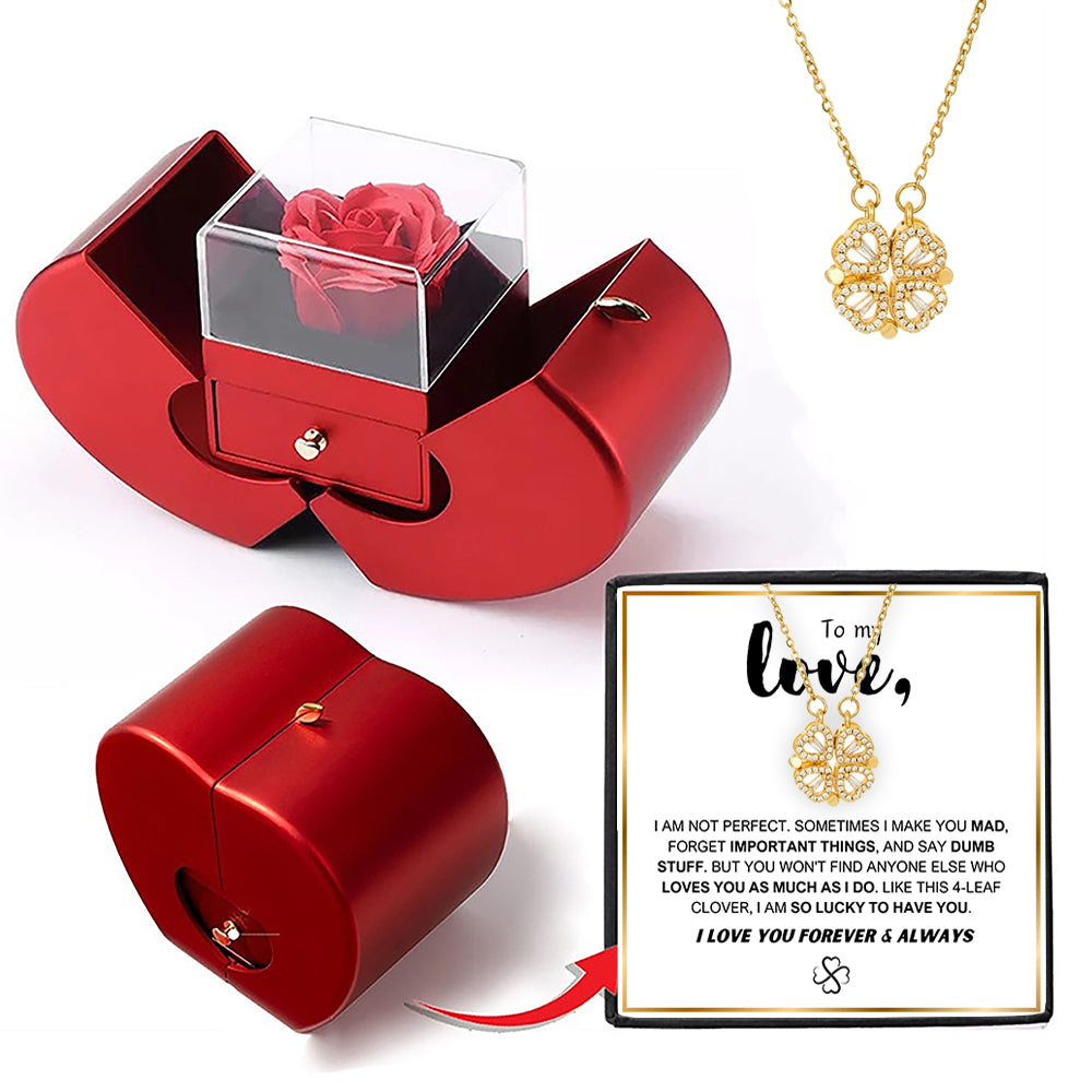 Para mi amor - Set de regalo de trébol de 4 hojas