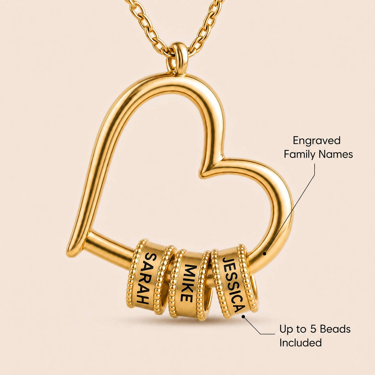 "The Heart of the Family" Necklace