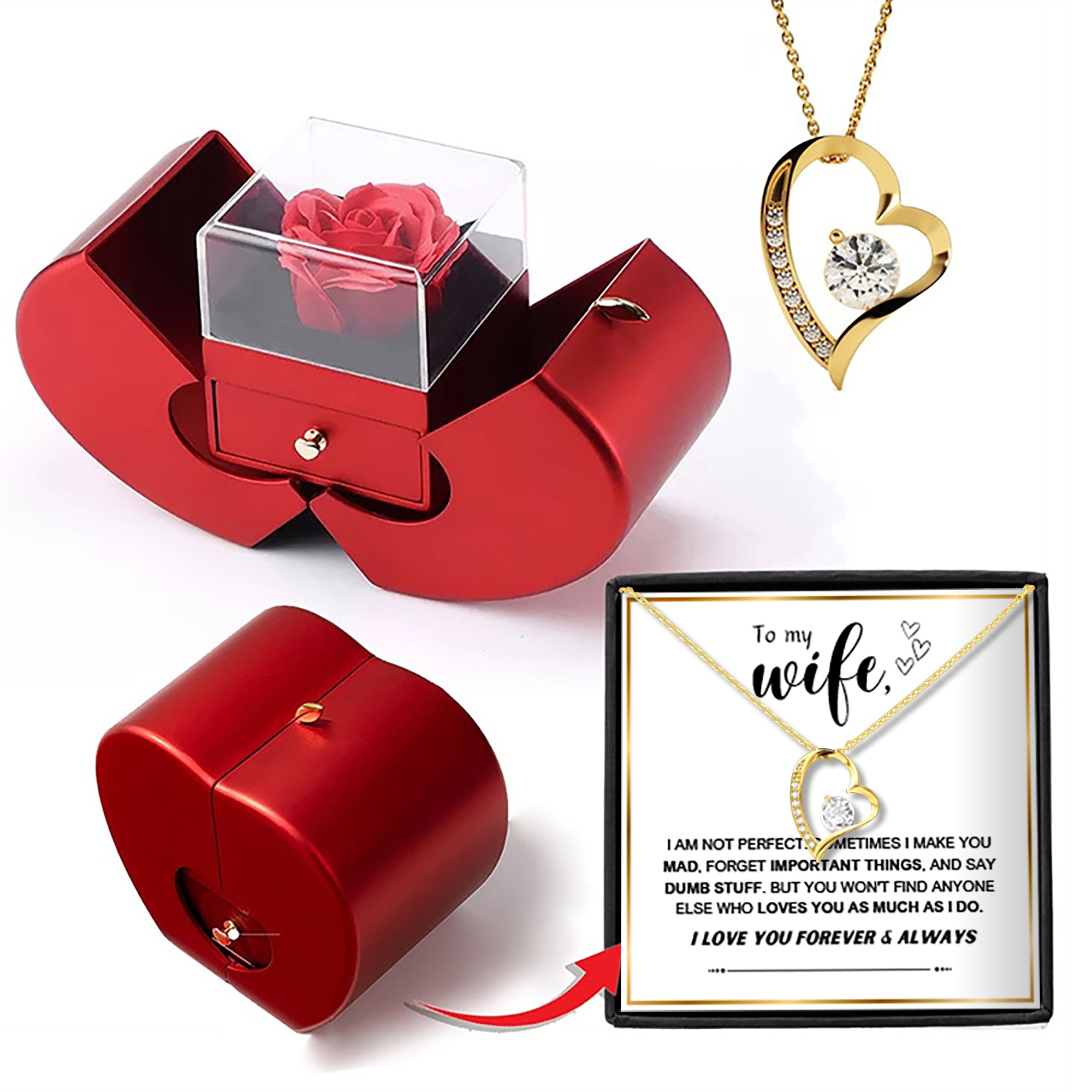 Para mi esposa: set de regalo de romance eterno