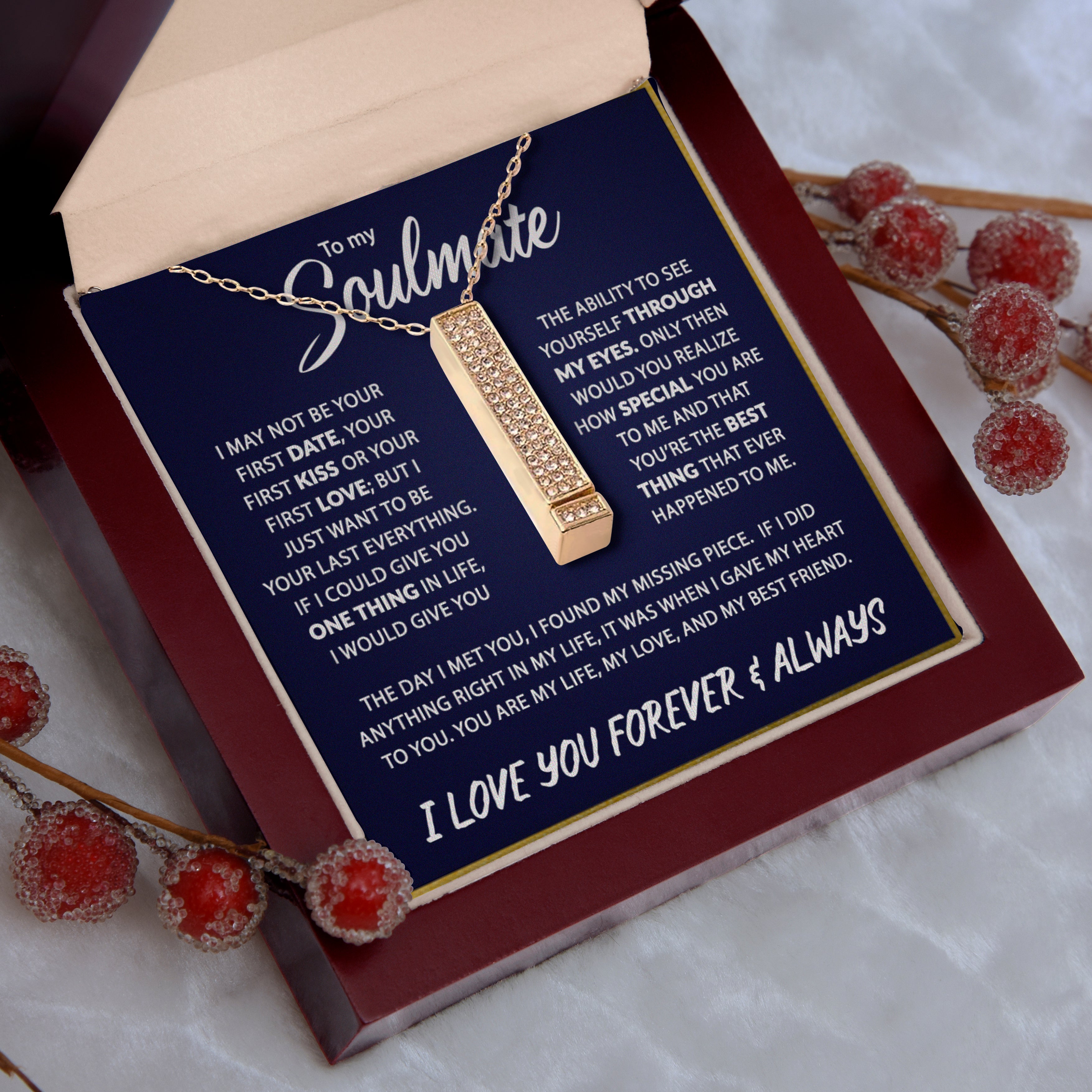 Estuche de regalo de lujo Amor eterno