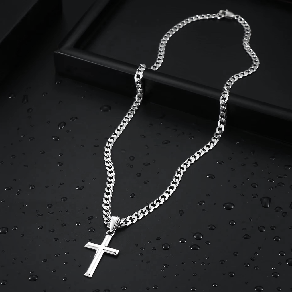 Never Alone – Cross Necklace for Him