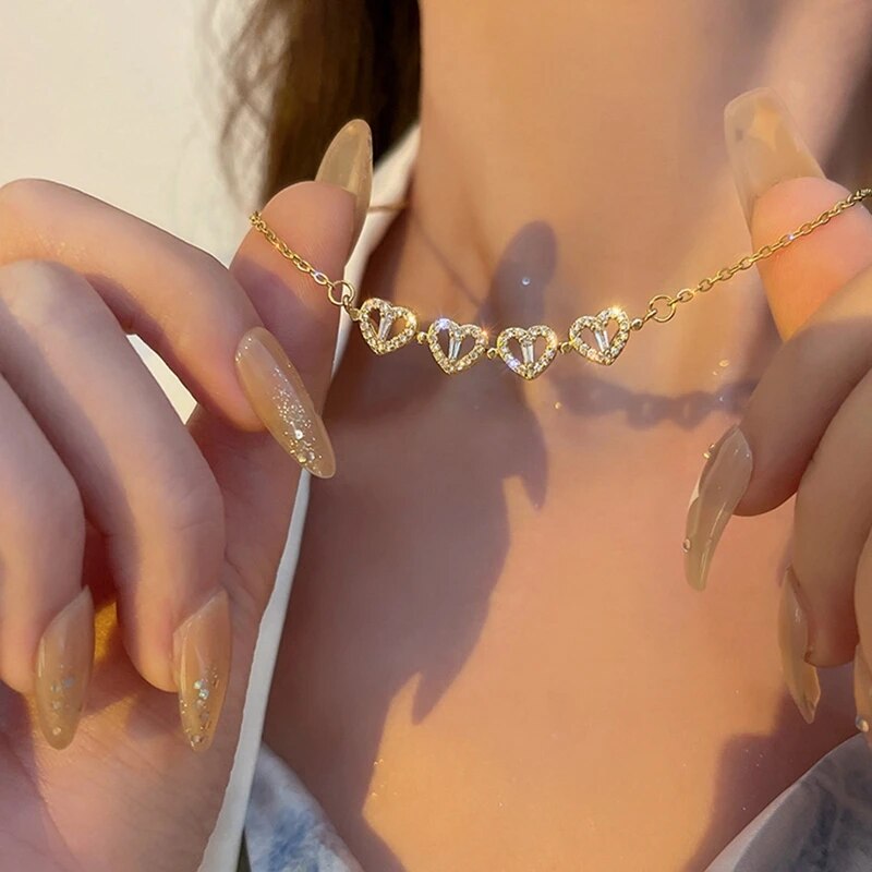 Suerte en el amor: collar de trébol de 4 hojas