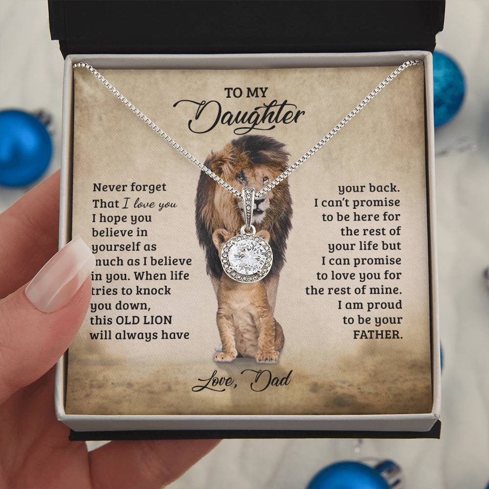 Para mi hija - Collar de padre orgulloso
