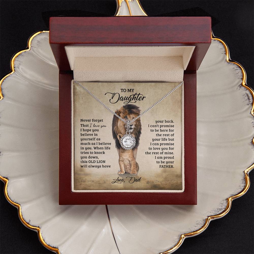 Para mi hija - Collar de padre orgulloso