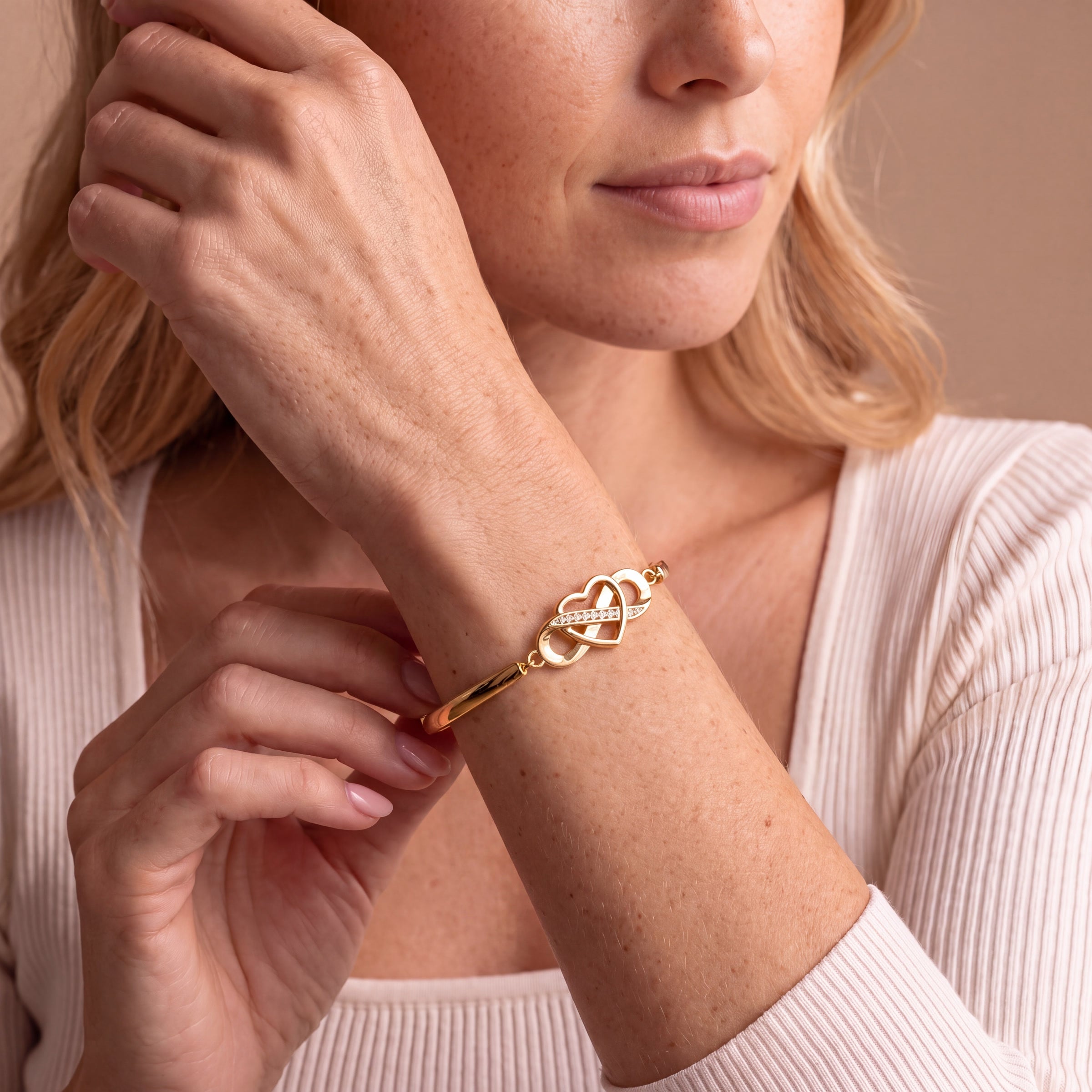 To My Wife – Infinity Heart Bracelet