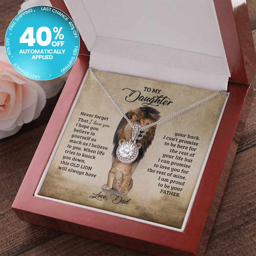 Amor y orgullo de papá: juego de collar de regalo