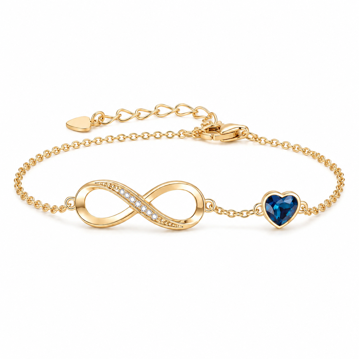 To My Wife – Infinity Birthstone Bracelet