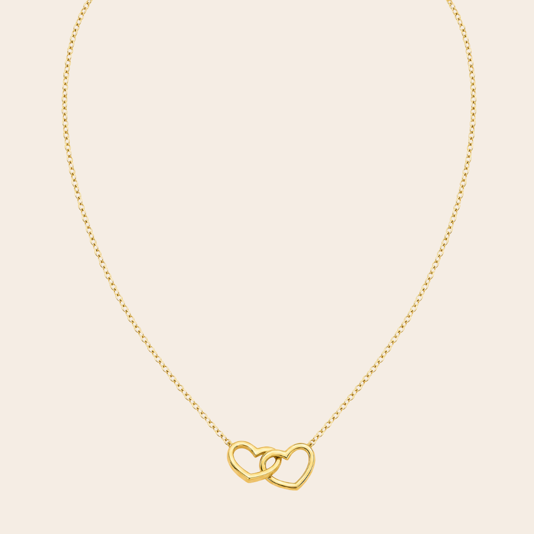 The Spin of Love™ Interlocking Hearts Necklace