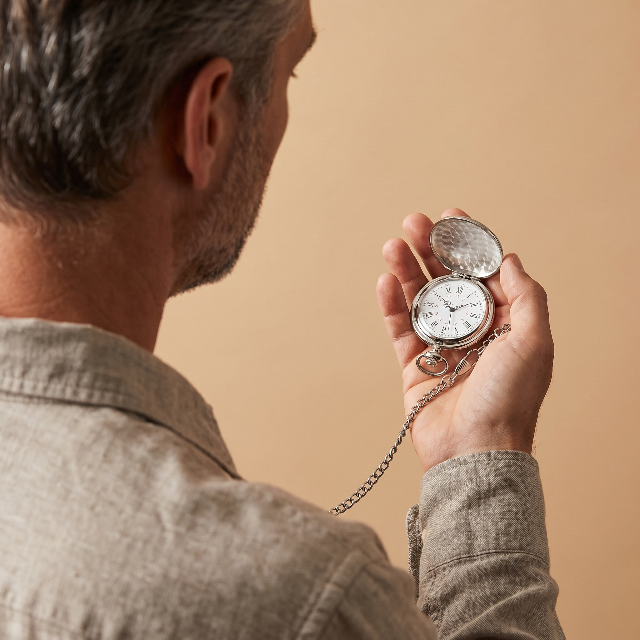 Hand in Hand, Til The End of Time - Personalized Pocket Watch