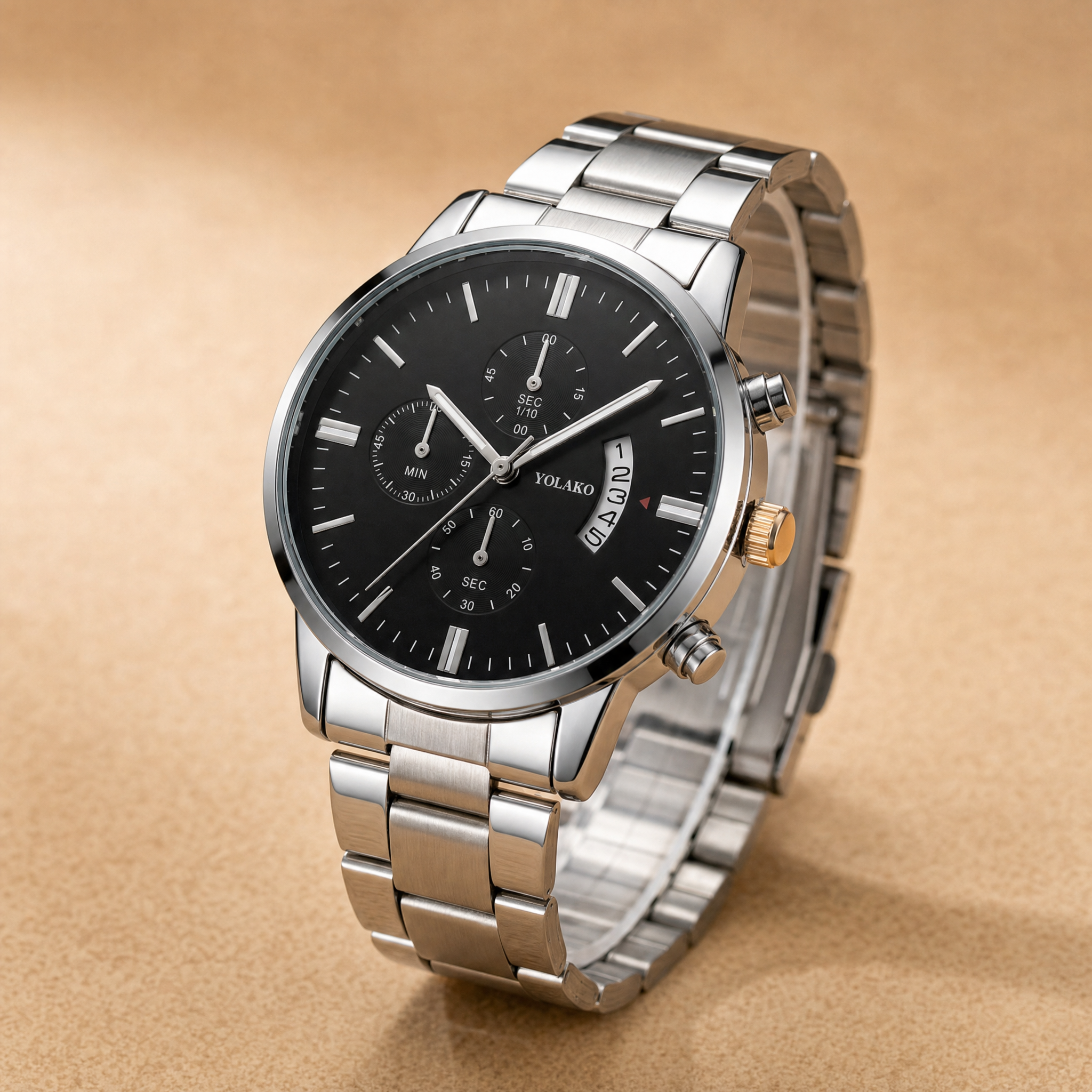 To My Husband - Engraved Stainless Steel Watch