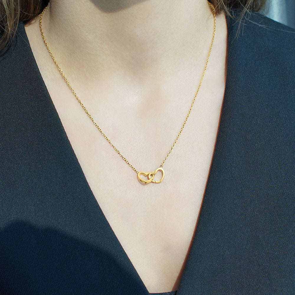 The Spin of Love™ Interlocking Hearts Necklace
