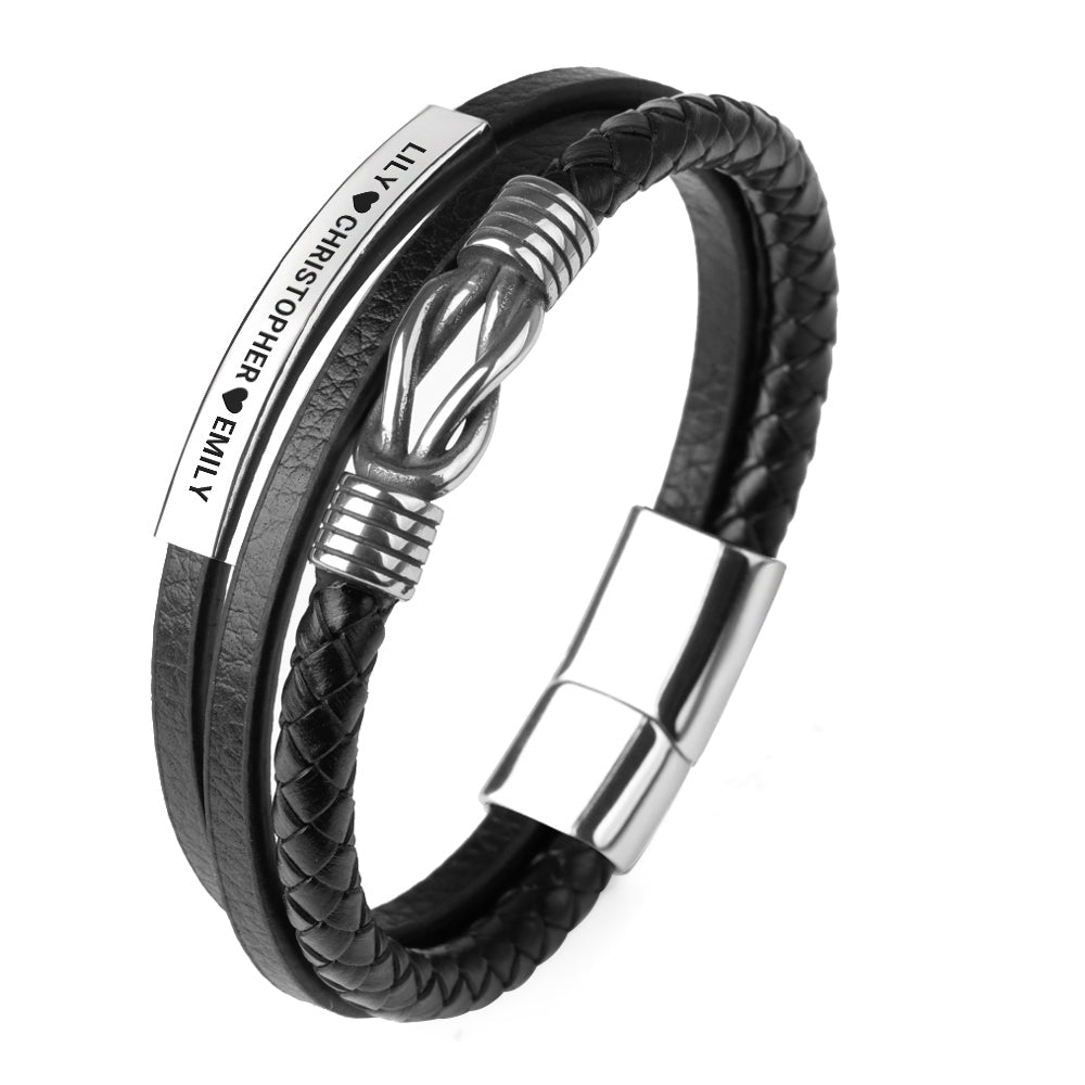 Forever Linked Engraved Bracelet