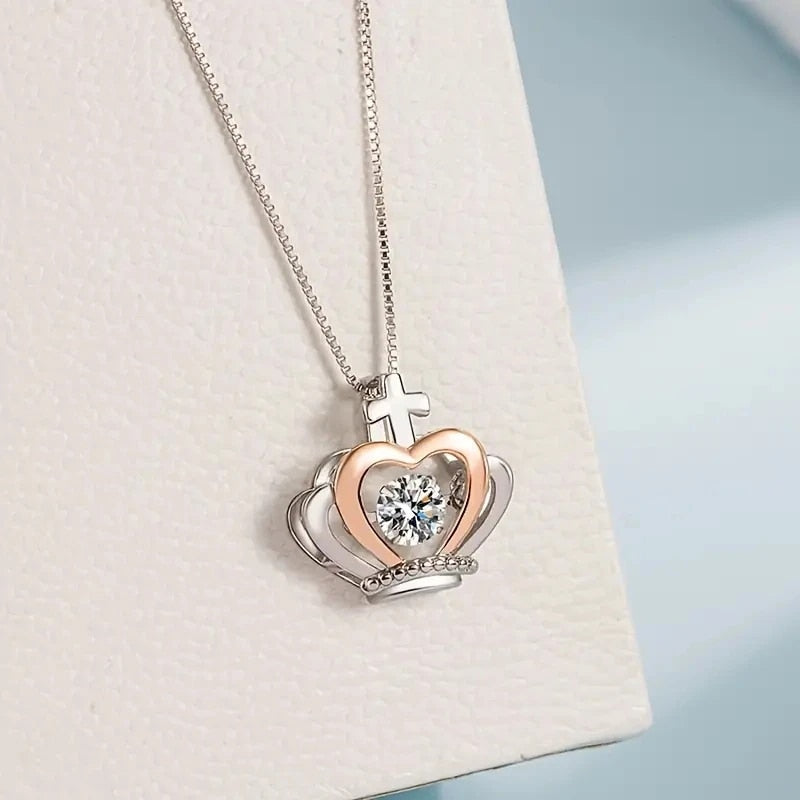 Straighten Your Crown Necklace