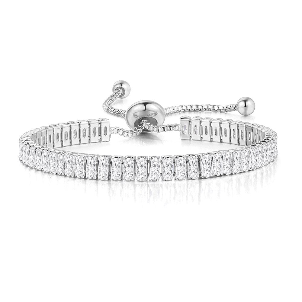 Pulsera de tenis ajustable