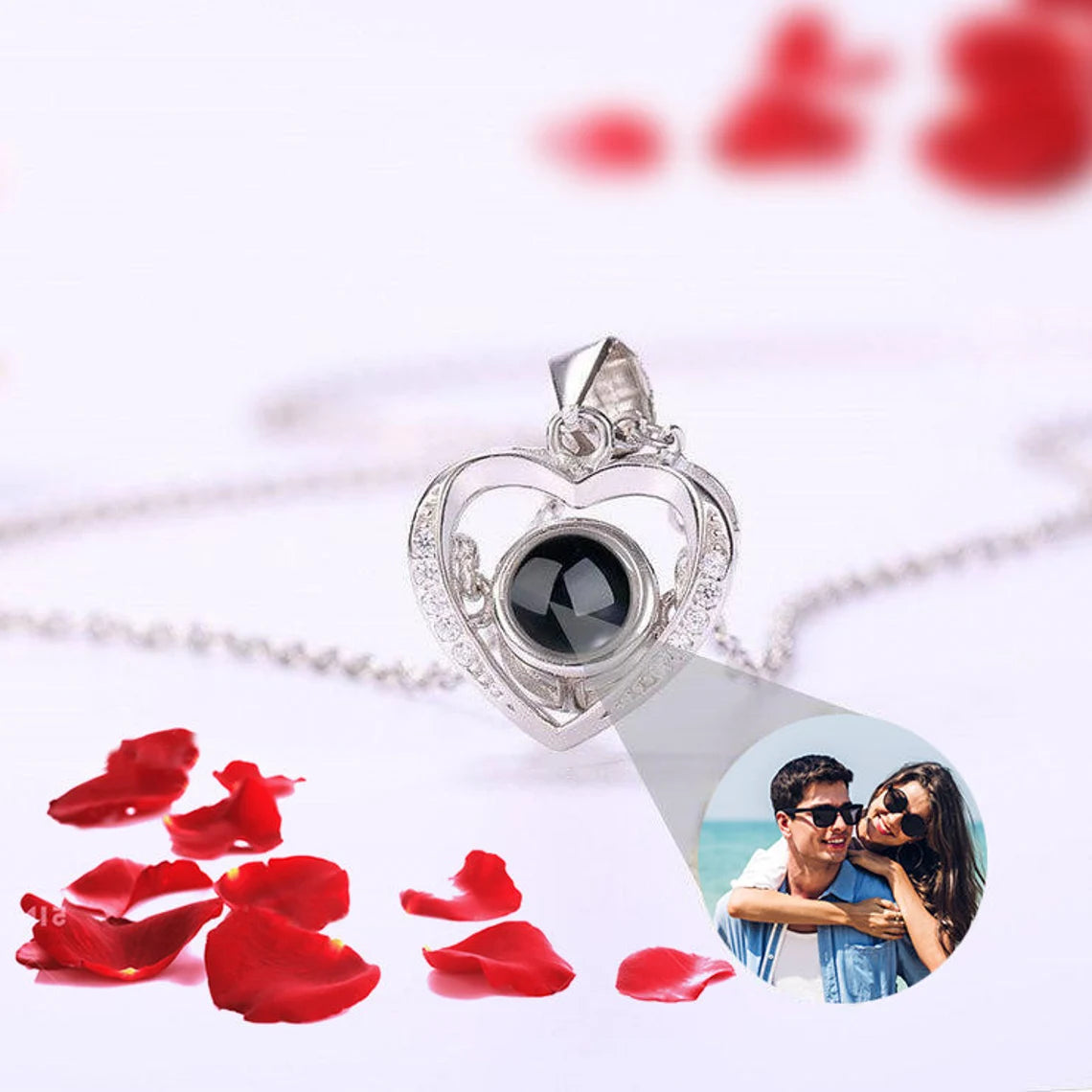 "To My Soulmate" Projection Necklace