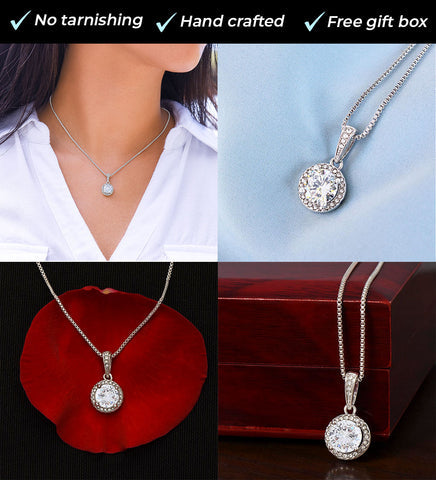Para mi alma gemela: colgante brillante "Mi vida, mi amor y mi mejor amigo" 