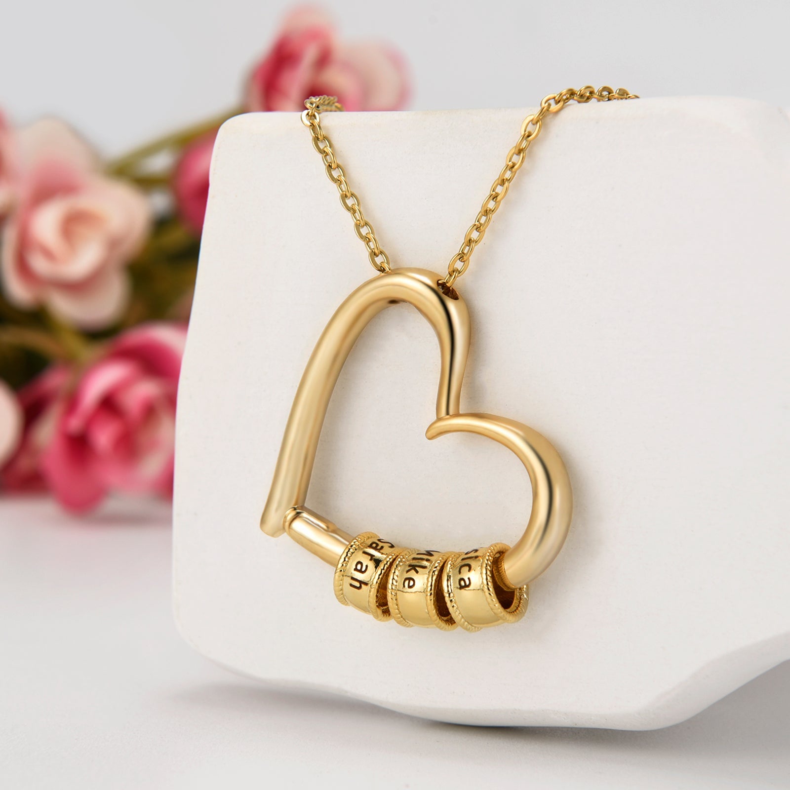Juego de regalo con colgante grabado Infinite Love