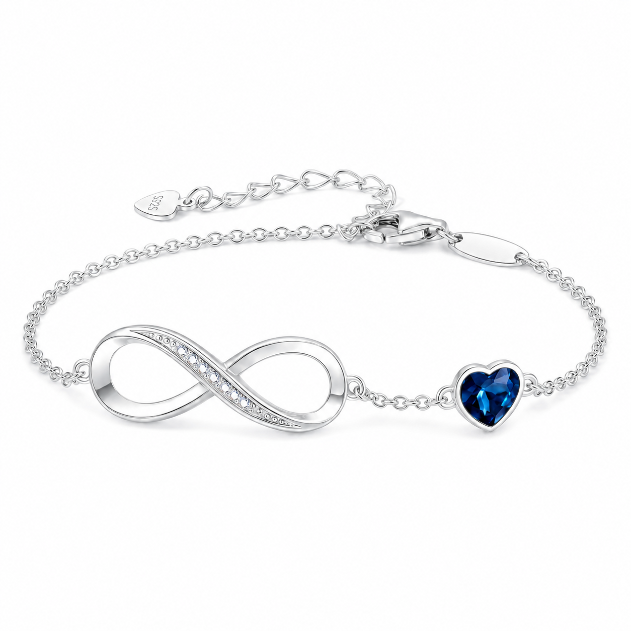 To My Wife – Infinity Birthstone Bracelet