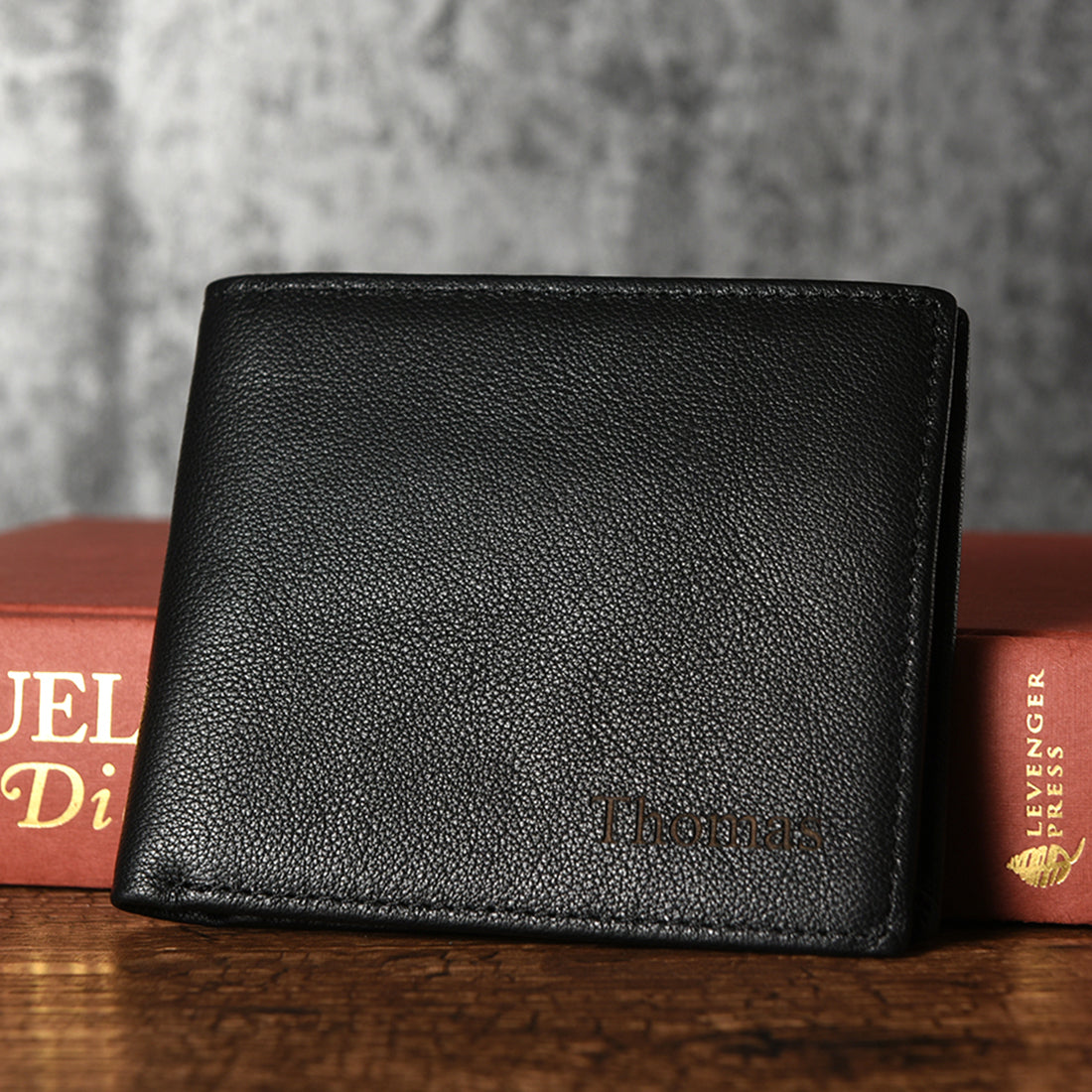 Set de regalo con tarjeta y billetera personalizada "Tu último todo" 