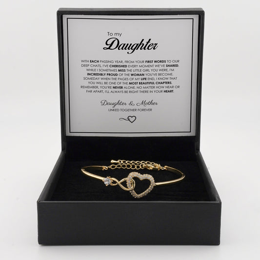 "To My Daughter" Forever Connected Bracelet