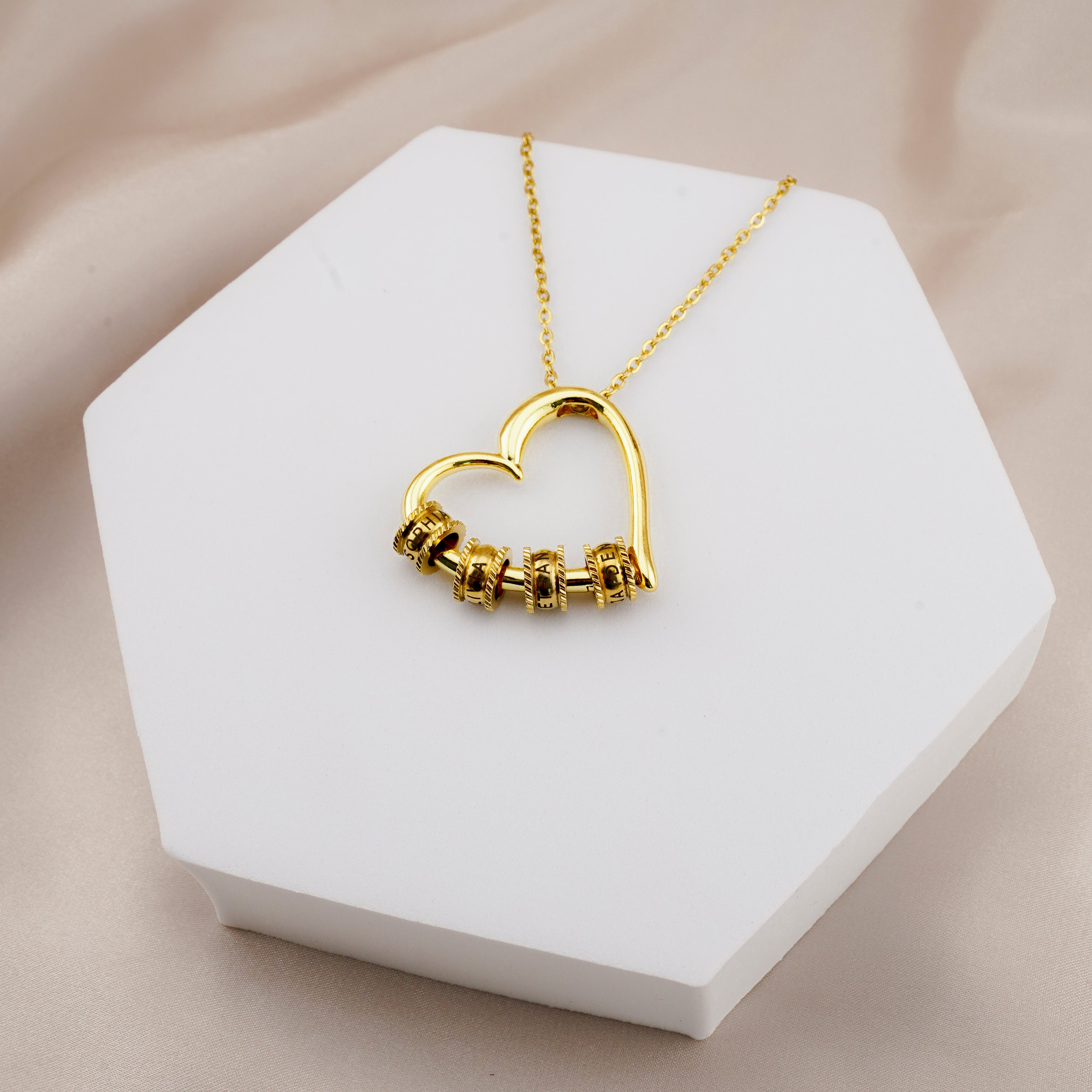 Juego de regalo con colgante personalizado "Amor de familia"