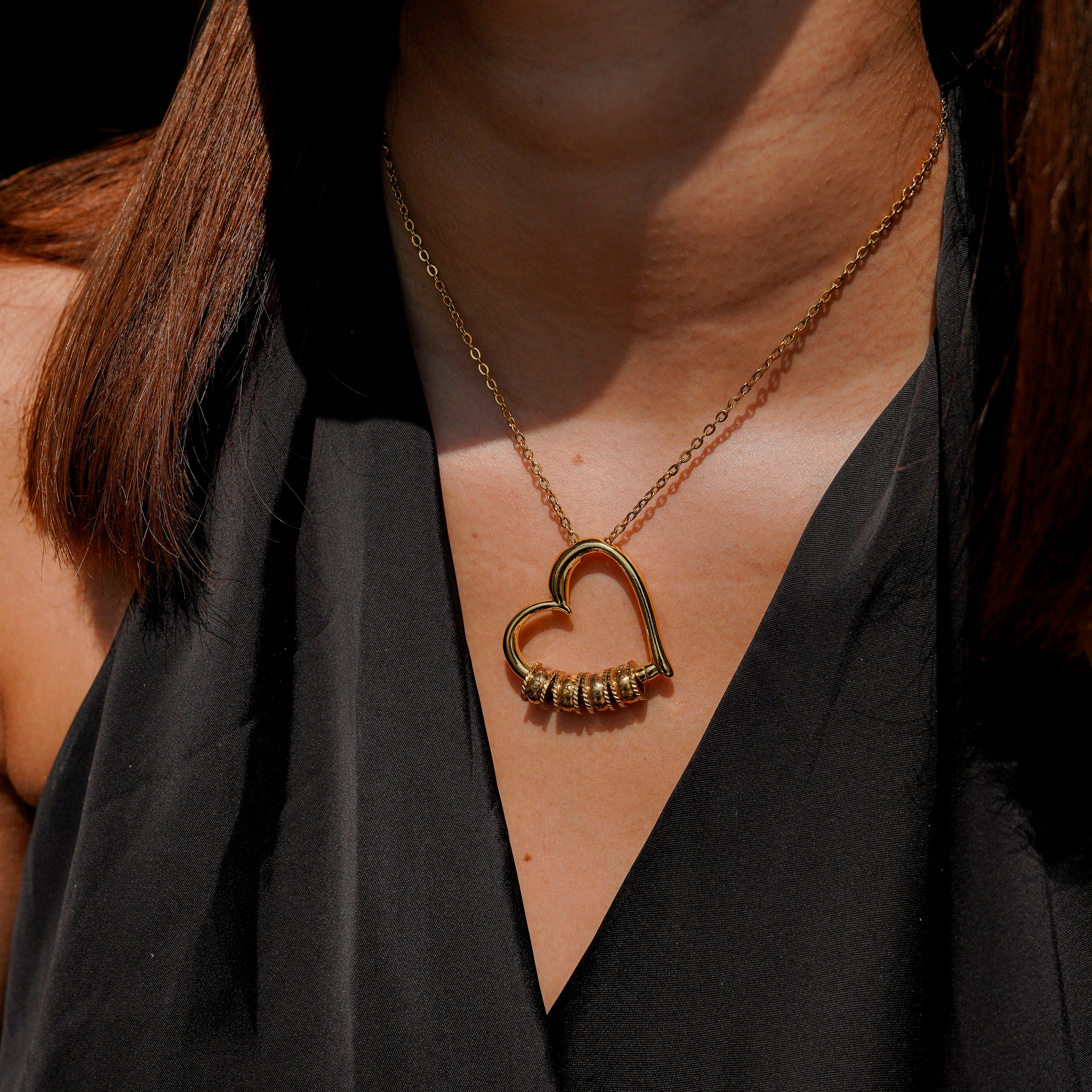 Juego de regalo con colgante personalizado "Amor de familia"