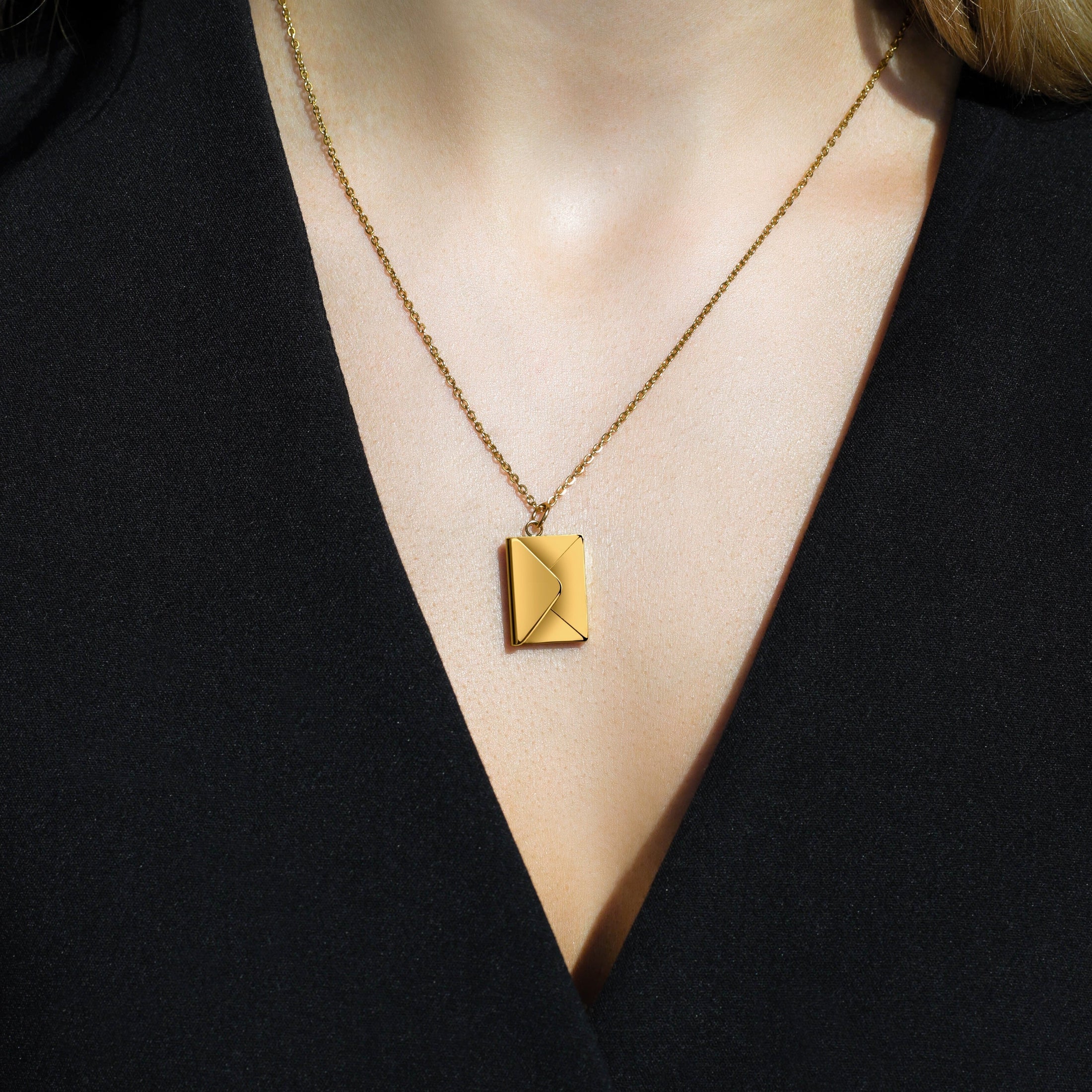 Conjunto de regalo con collar "Carta de amor" 