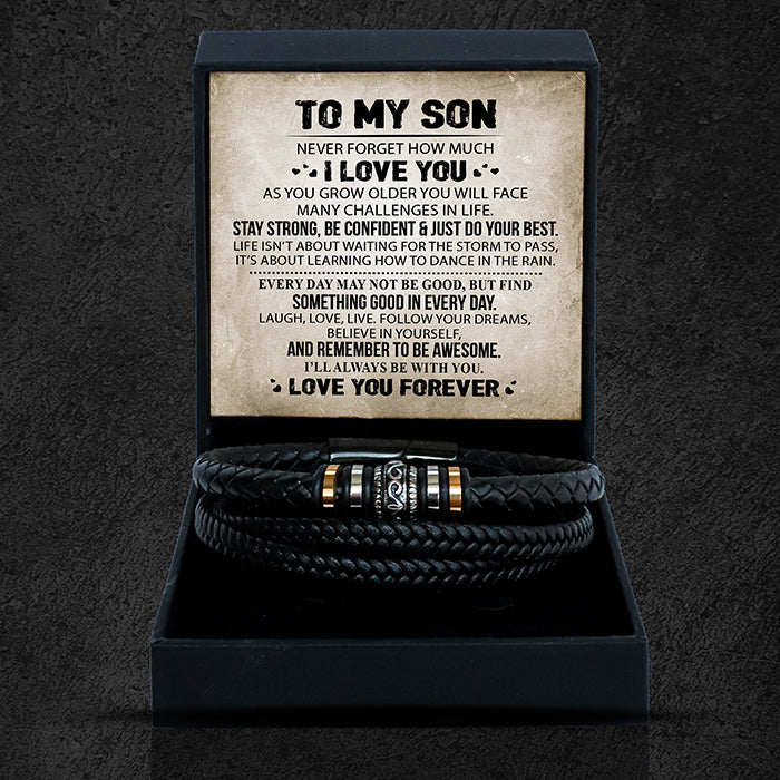 Para mi hijo - Pulsera "Te amo por siempre" 