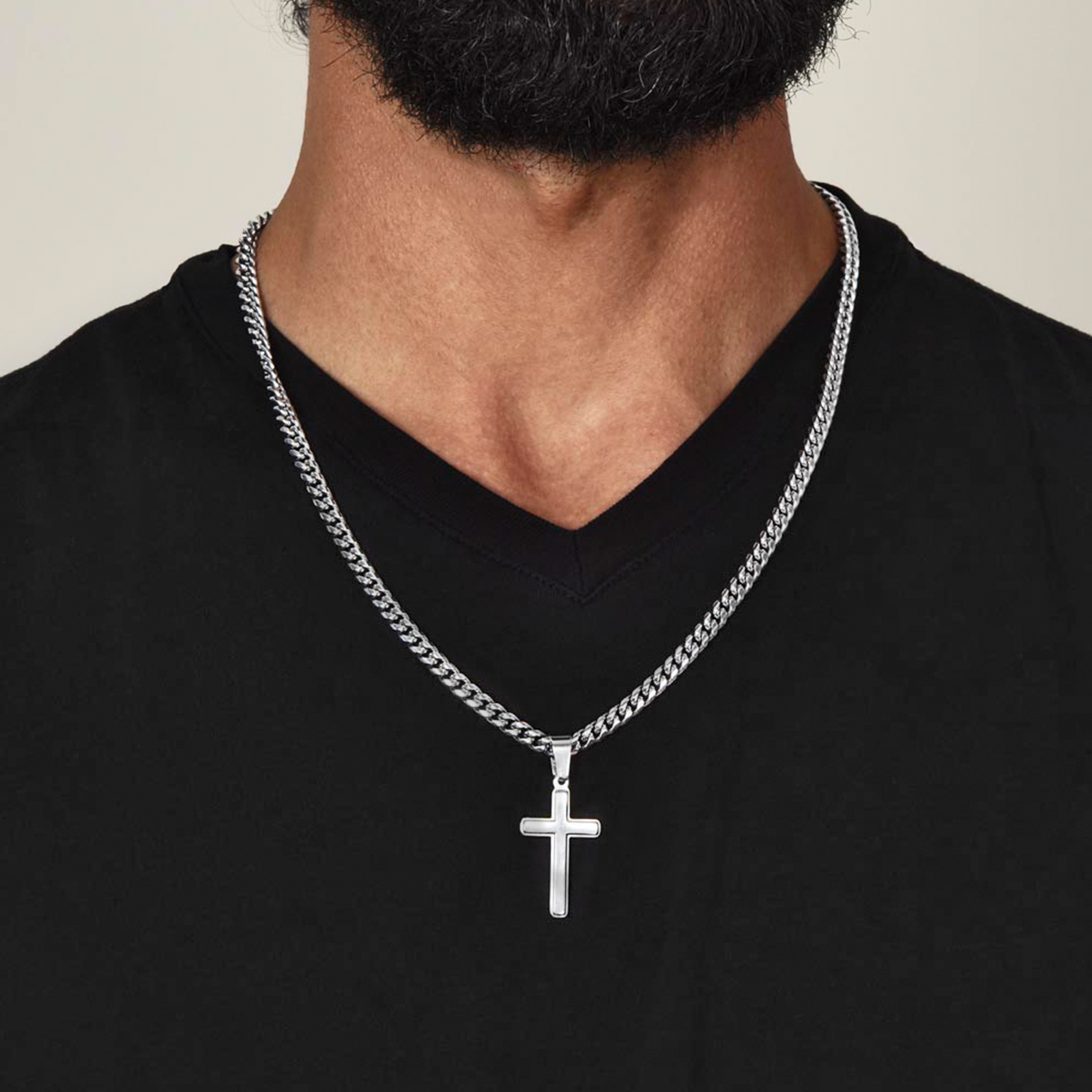 Never Alone – Cross Necklace for Him