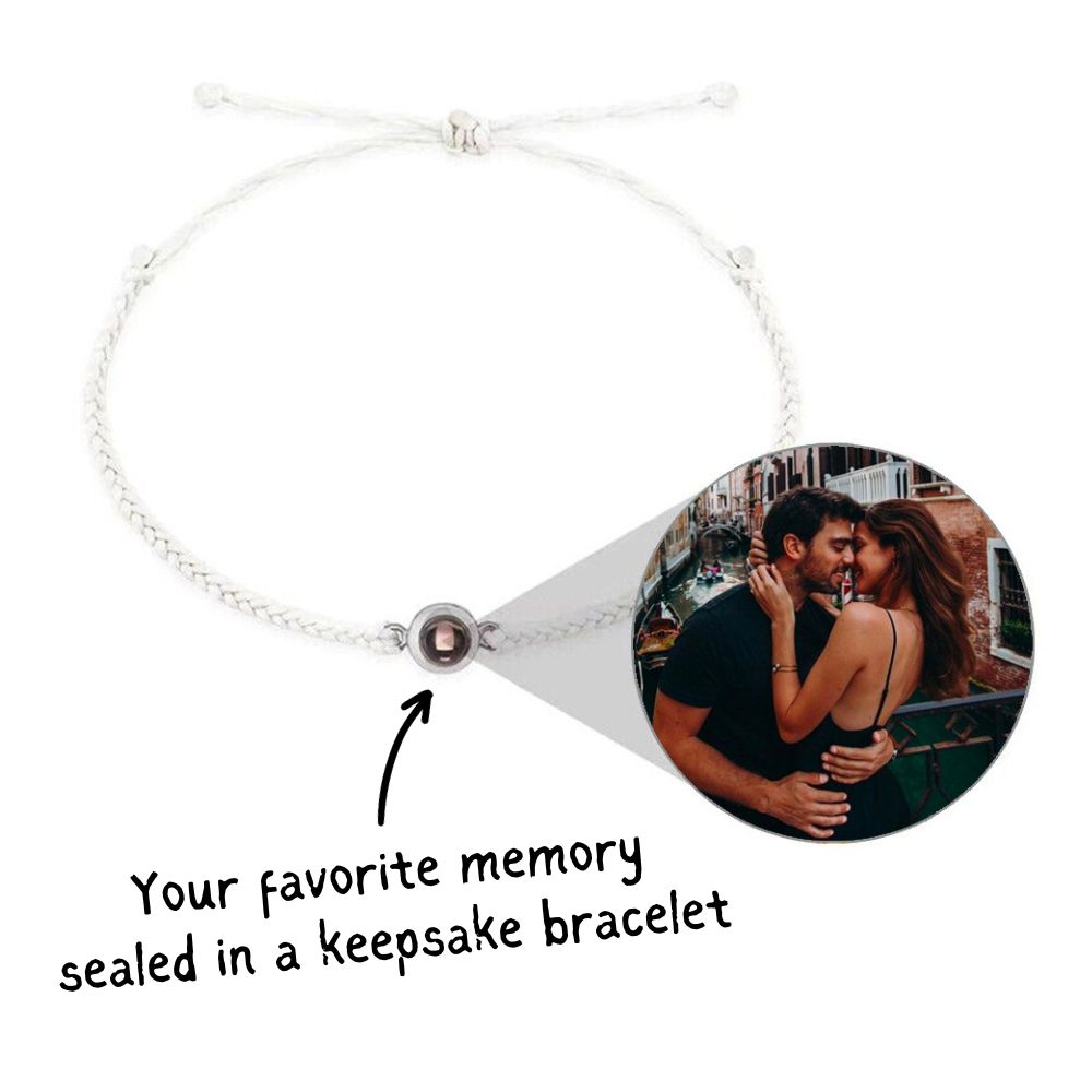Pulsera con proyección de fotos personalizada MemoryCuff™ 