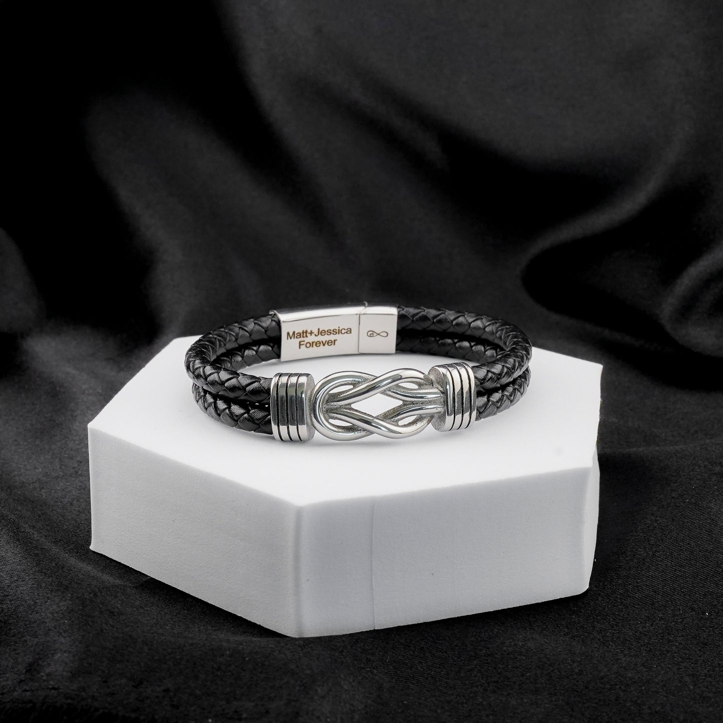 "To My Man" Forever Tied In Love Bracelet Set