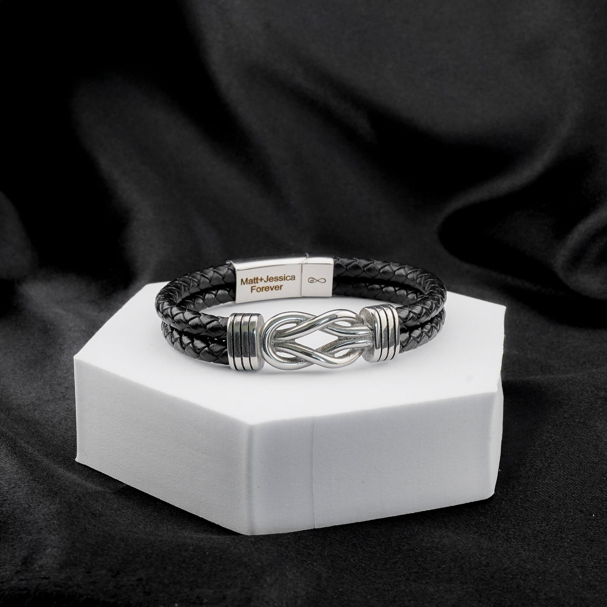 "To My Man" Forever Tied In Love Bracelet Set