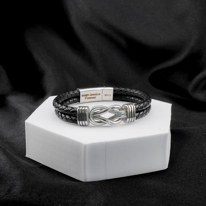"To My Man" Forever Tied In Love Bracelet Set