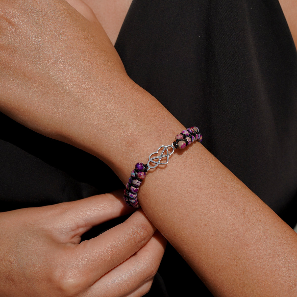 Para mi nieta: juego de regalo de pulseras de amor eterno