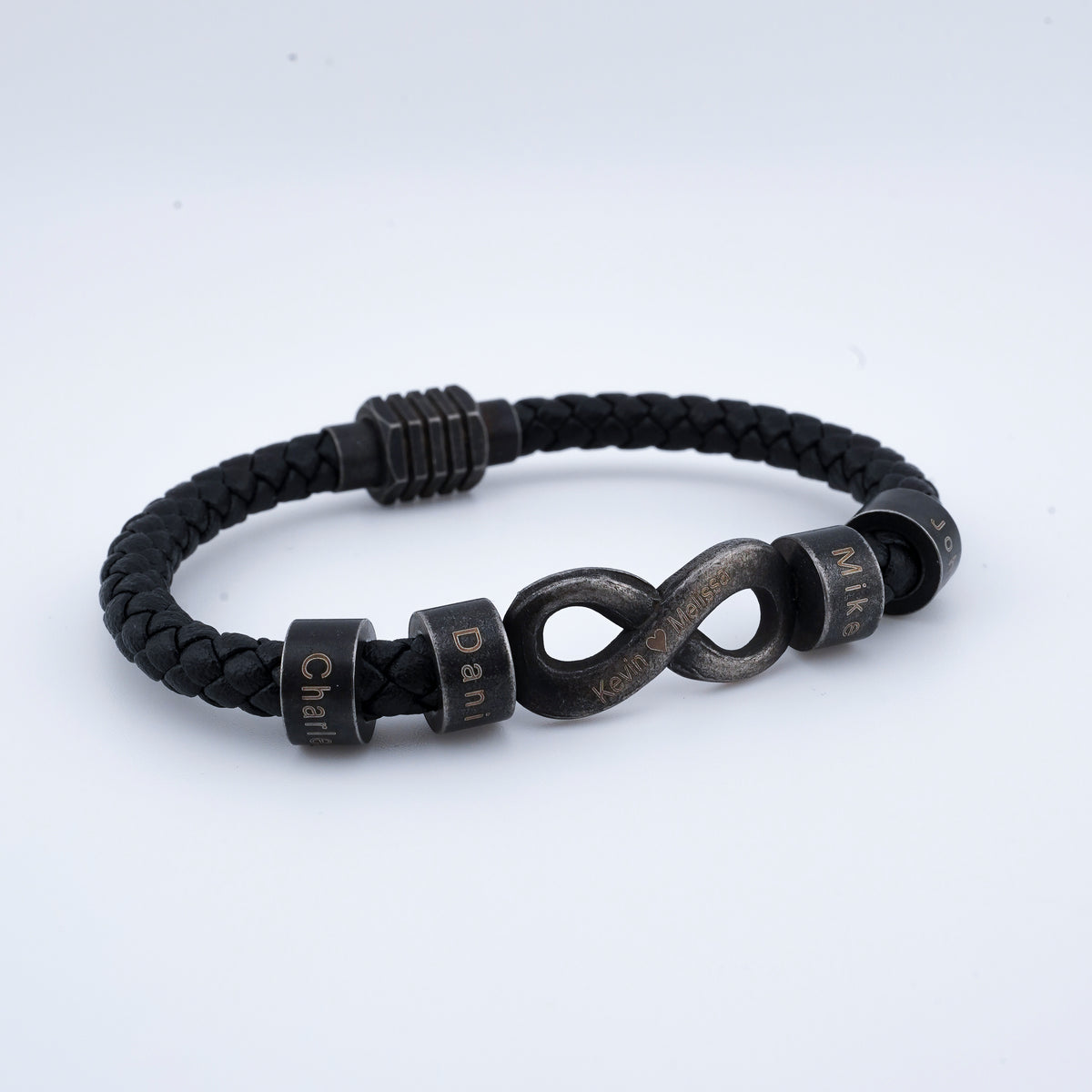 Infinite Love Bead Bracelet for Dad
