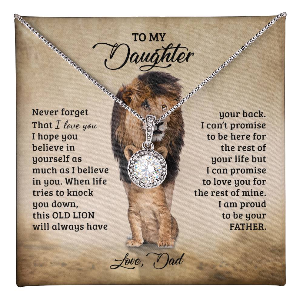 Para mi hija - Collar de padre orgulloso