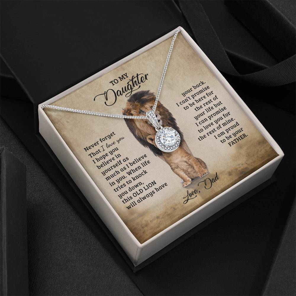 Para mi hija - Collar de padre orgulloso