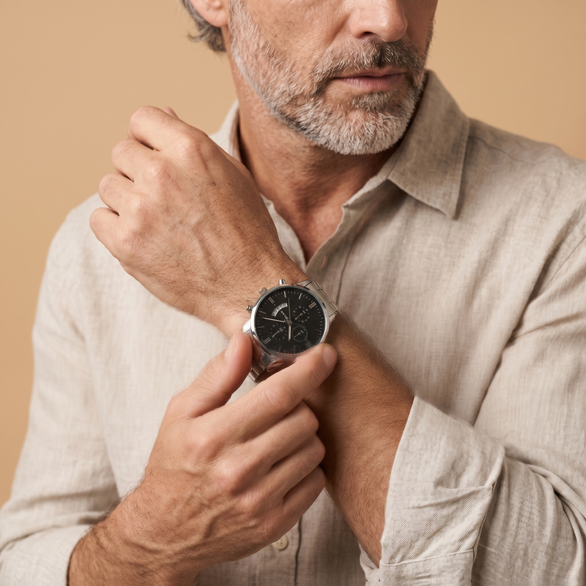To My Husband - Personalized Stainless Steel Watch