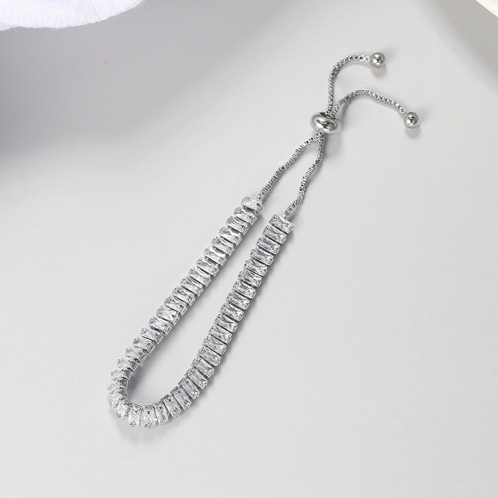 Pulsera de tenis ajustable 