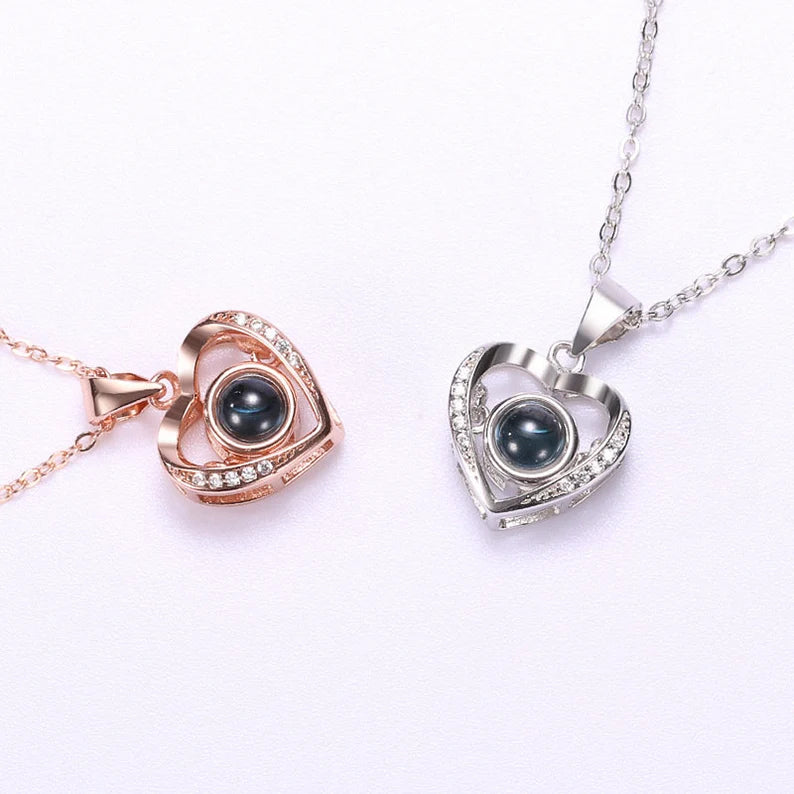 "To My Soulmate" Projection Necklace